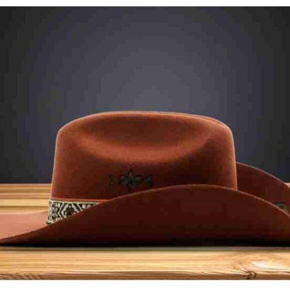 Womens Rust Cooper Western Hat